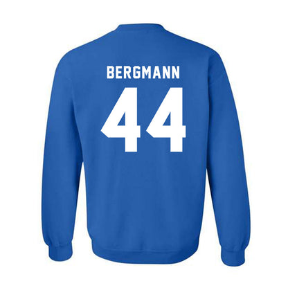 Buffalo - NCAA Football : Zach Bergmann - Buffalo vs Everybody Crewneck Sweatshirt-1