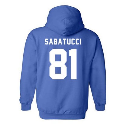 Buffalo - NCAA Football : TJ Sabatucci - Buffalo vs Everybody Hooded Sweatshirt-1