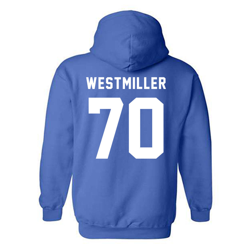 Buffalo - NCAA Football : Robbie Westmiller - Buffalo vs Everybody Hooded Sweatshirt-1