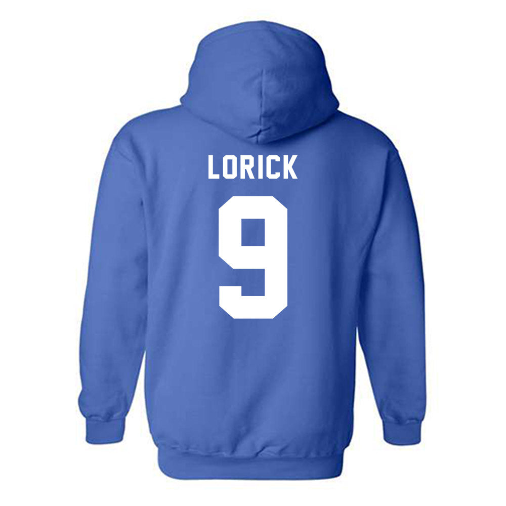 Buffalo - NCAA Men's Basketball : Antoine Lorick - Buffalo vs Everybody Hooded Sweatshirt-1