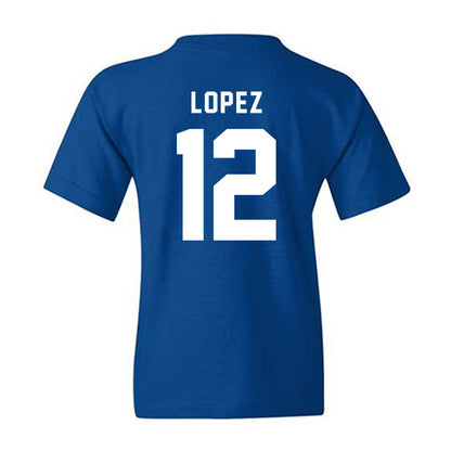 Buffalo - NCAA Women's Basketball : Paula Lopez - Buffalo vs Everybody Youth T-Shirt-1