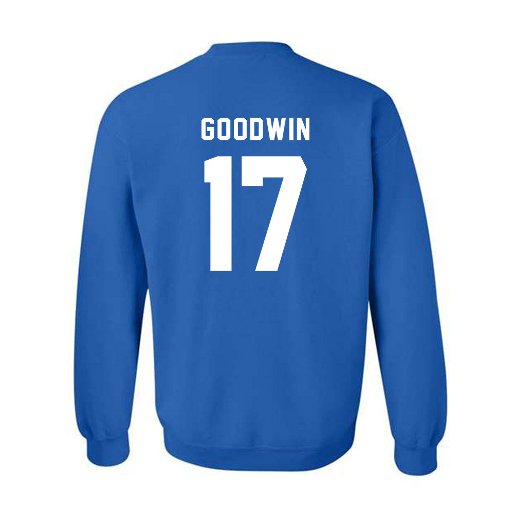 Buffalo - NCAA Football : Logan Goodwin - Buffalo vs Everybody Crewneck Sweatshirt-1