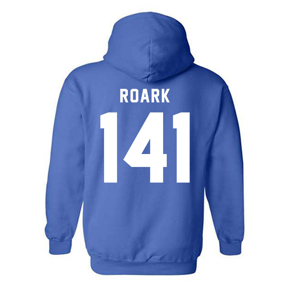 Buffalo - NCAA Wrestling : Tyler Roark - Buffalo vs Everybody Hooded Sweatshirt-1