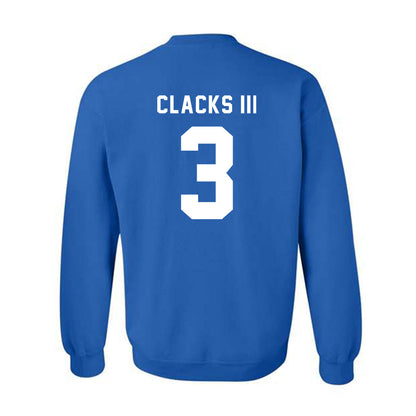 Buffalo - NCAA Football : Pat Clacks III - Buffalo vs Everybody Crewneck Sweatshirt-1