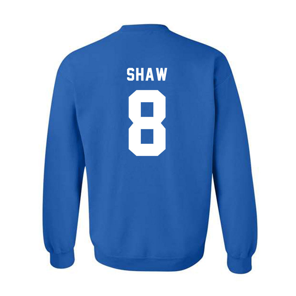 Buffalo - NCAA Women's Volleyball : Tehya Shaw - Buffalo vs Everybody Crewneck Sweatshirt-1