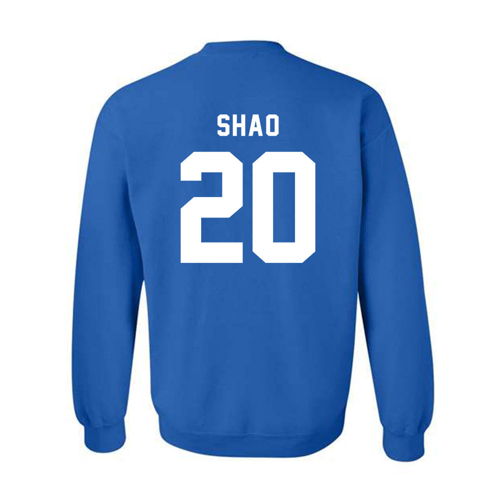 Buffalo - NCAA Men's Basketball : Daniel Shao - Buffalo vs Everybody Crewneck Sweatshirt-1
