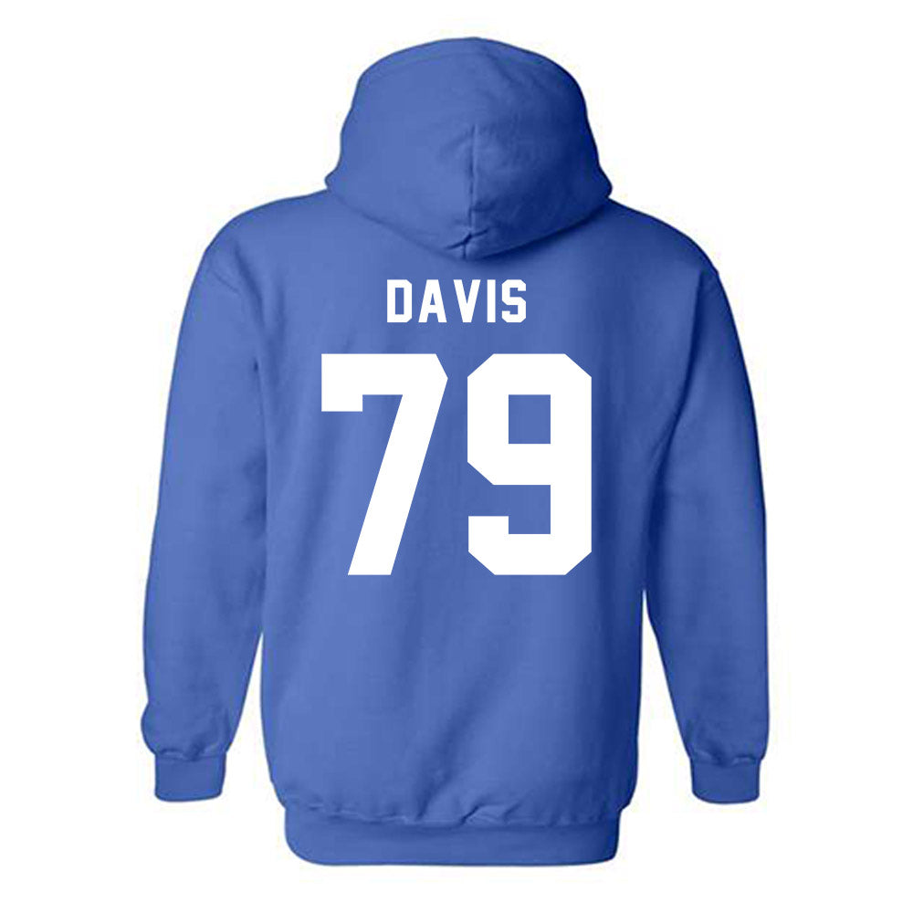 Buffalo - NCAA Football : Cameron Davis - Buffalo vs Everybody Hooded Sweatshirt-1
