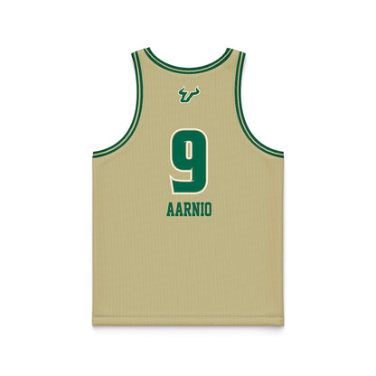USF - NCAA Women's Basketball : Janette Aarnio - Gold Basketball Jersey-1