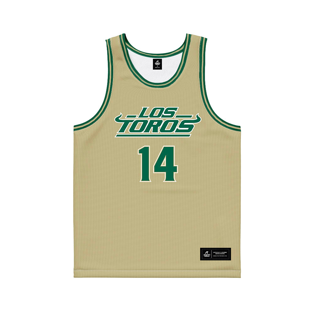 USF - NCAA Women's Basketball : Ines Piper - Gold Basketball Jersey-0