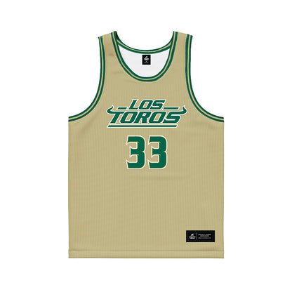 USF - NCAA Women's Basketball : Katsiaryna Novik - Gold Basketball Jersey-0