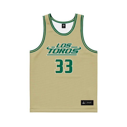 USF - NCAA Women's Basketball : Katsiaryna Novik - Gold Basketball Jersey-0