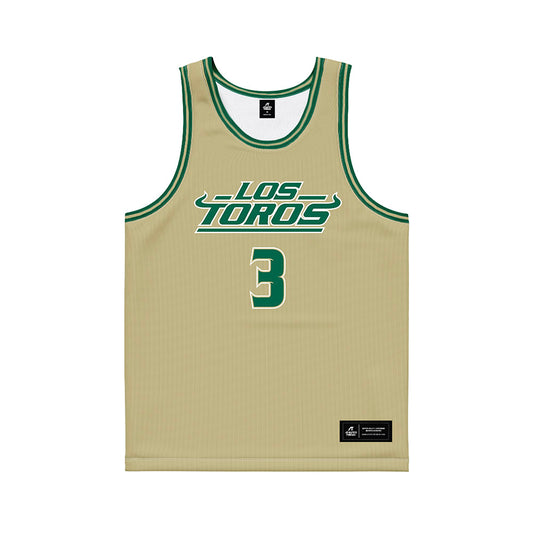 USF - NCAA Women's Basketball : Serenity Hardy - Gold Basketball Jersey-0