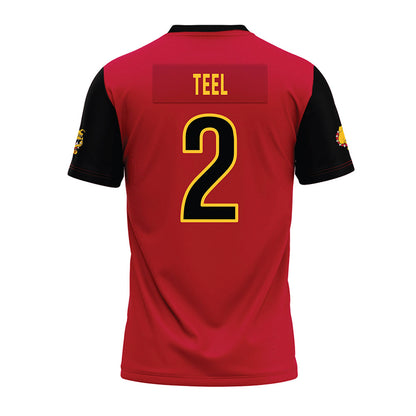 Ferris State - NCAA Football : Odell Teel - Red Premium Football Jersey-1