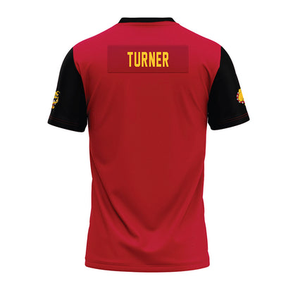 Ferris State - STUNT : Savanna Turner - Red Premium Football Jersey-1