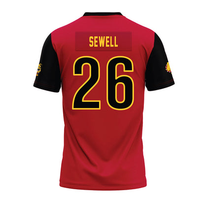 Ferris State - NCAA Football : JJ Sewell - Red Premium Football Jersey-1