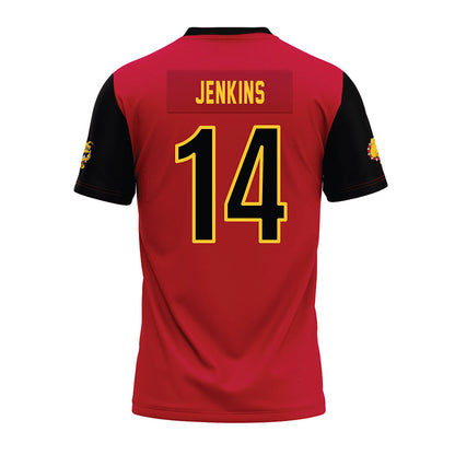 Ferris State - NCAA Football : Dmari Jenkins - Red Premium Football Jersey-1