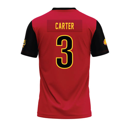 Ferris State - NCAA Football : Chase Carter - Red Premium Football Jersey-1