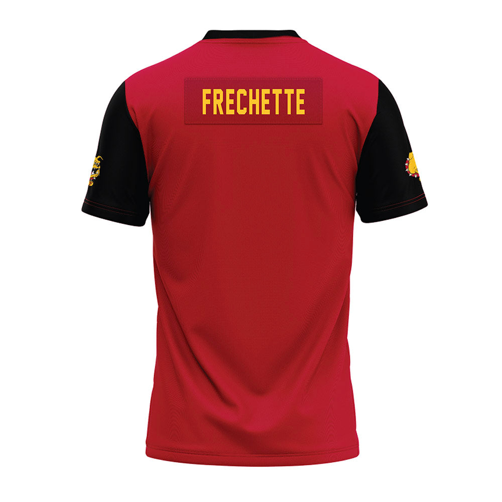 Ferris State - STUNT : Madeleine Frechette - Red Premium Football Jersey-1