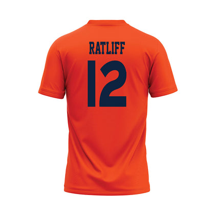 Auburn - NCAA Softball : Ava Ratliff - Orange Baseball Jersey-1