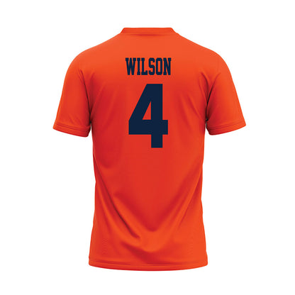 Auburn - NCAA Softball : Daigle Wilson - Orange Baseball Jersey-1