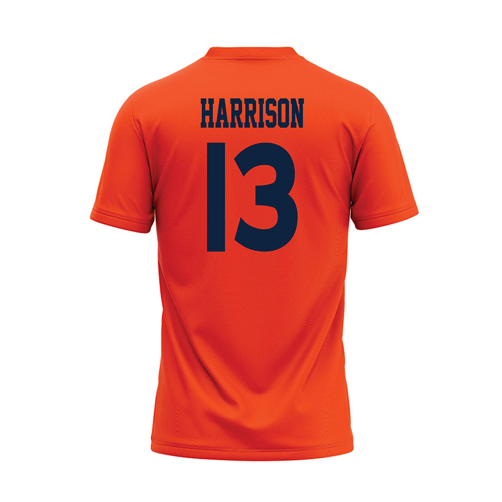 Auburn - NCAA Softball : Ella Harrison - Orange Baseball Jersey-1
