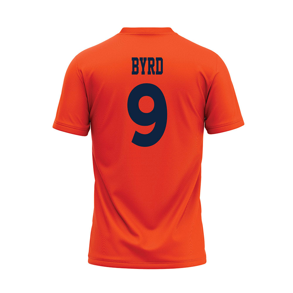 Auburn - NCAA Softball : Leah Byrd - Orange Baseball Jersey-1