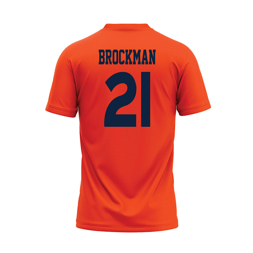Auburn - NCAA Softball : Kylie Brockman - Orange Baseball Jersey-1