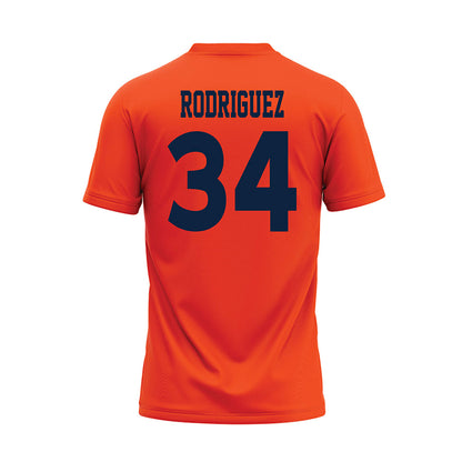Auburn - NCAA Softball : Destiny Rodriguez - Orange Baseball Jersey-1