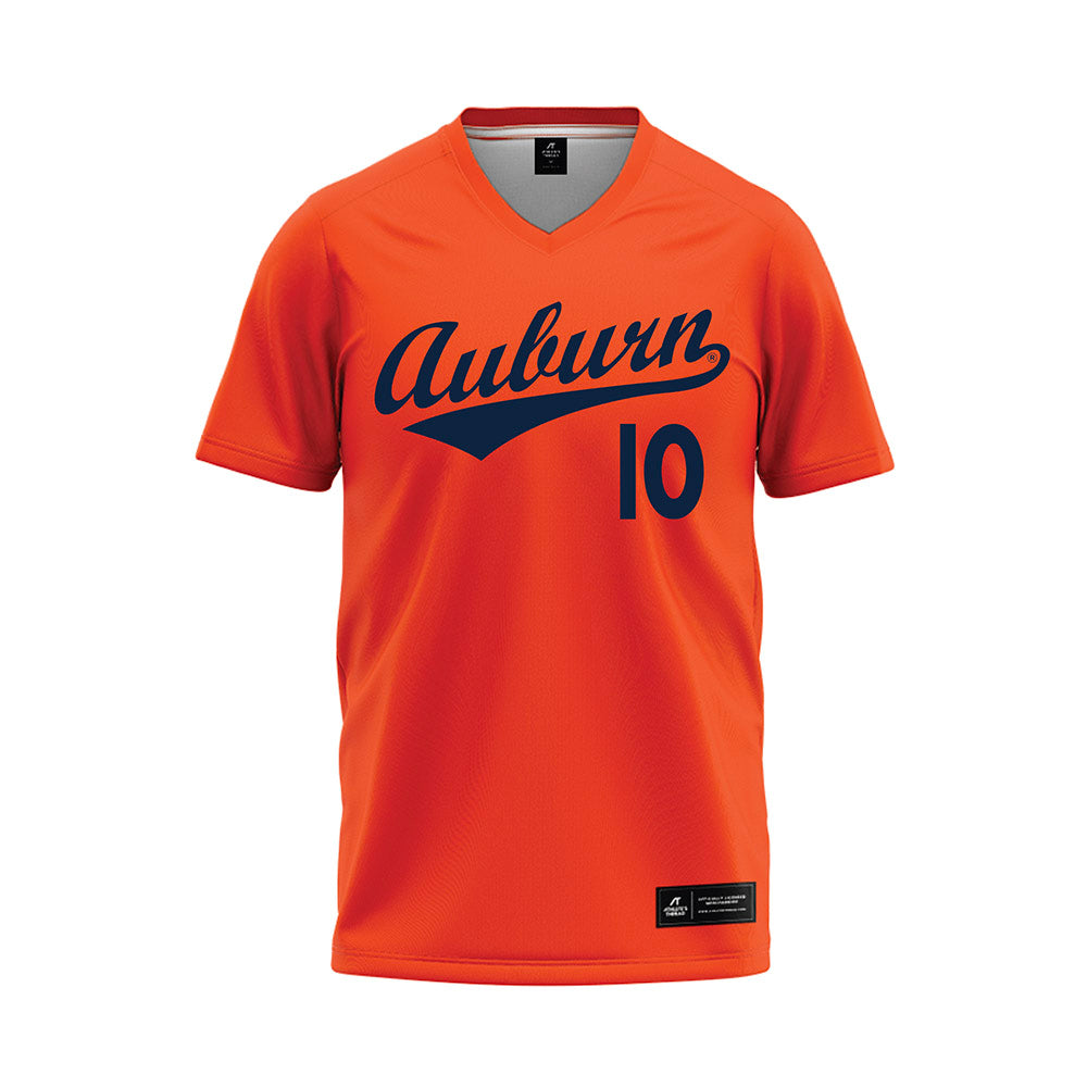 Auburn - NCAA Softball : Charley Butler - Orange Baseball Jersey-0