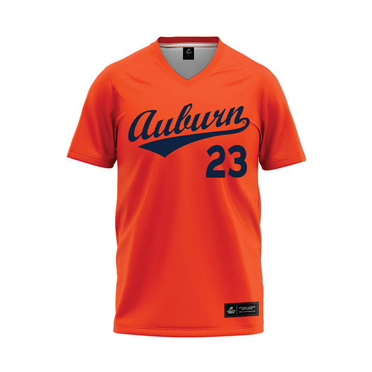 Auburn - NCAA Softball : Bella Maria - Orange Baseball Jersey-0