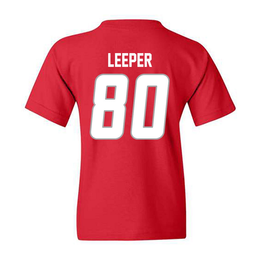 New Mexico - NCAA Football : Max Leeper - Classic Shersey Youth T-Shirt-1