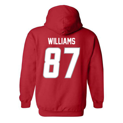 New Mexico - NCAA Football : Abraham Williams - Classic Shersey Hooded Sweatshirt-1