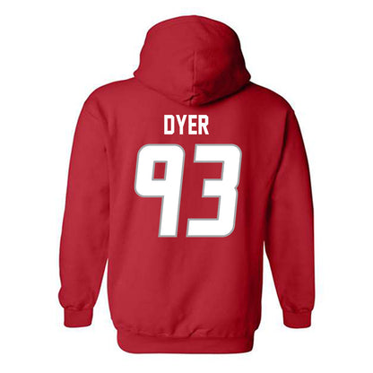 New Mexico - NCAA Football : Deven Dyer - Classic Shersey Hooded Sweatshirt-1