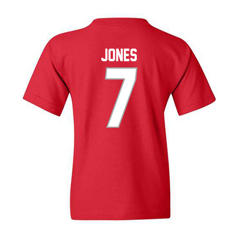 New Mexico - NCAA Men's Basketball : Sir Marius Jones - Classic Shersey Youth T-Shirt-1