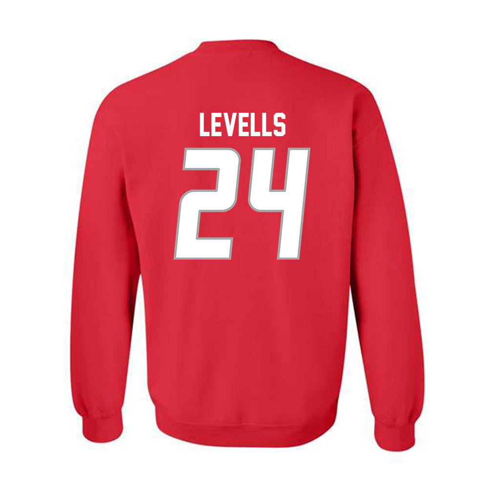 New Mexico - NCAA Football : Bear Levells - Classic Shersey Crewneck Sweatshirt-1