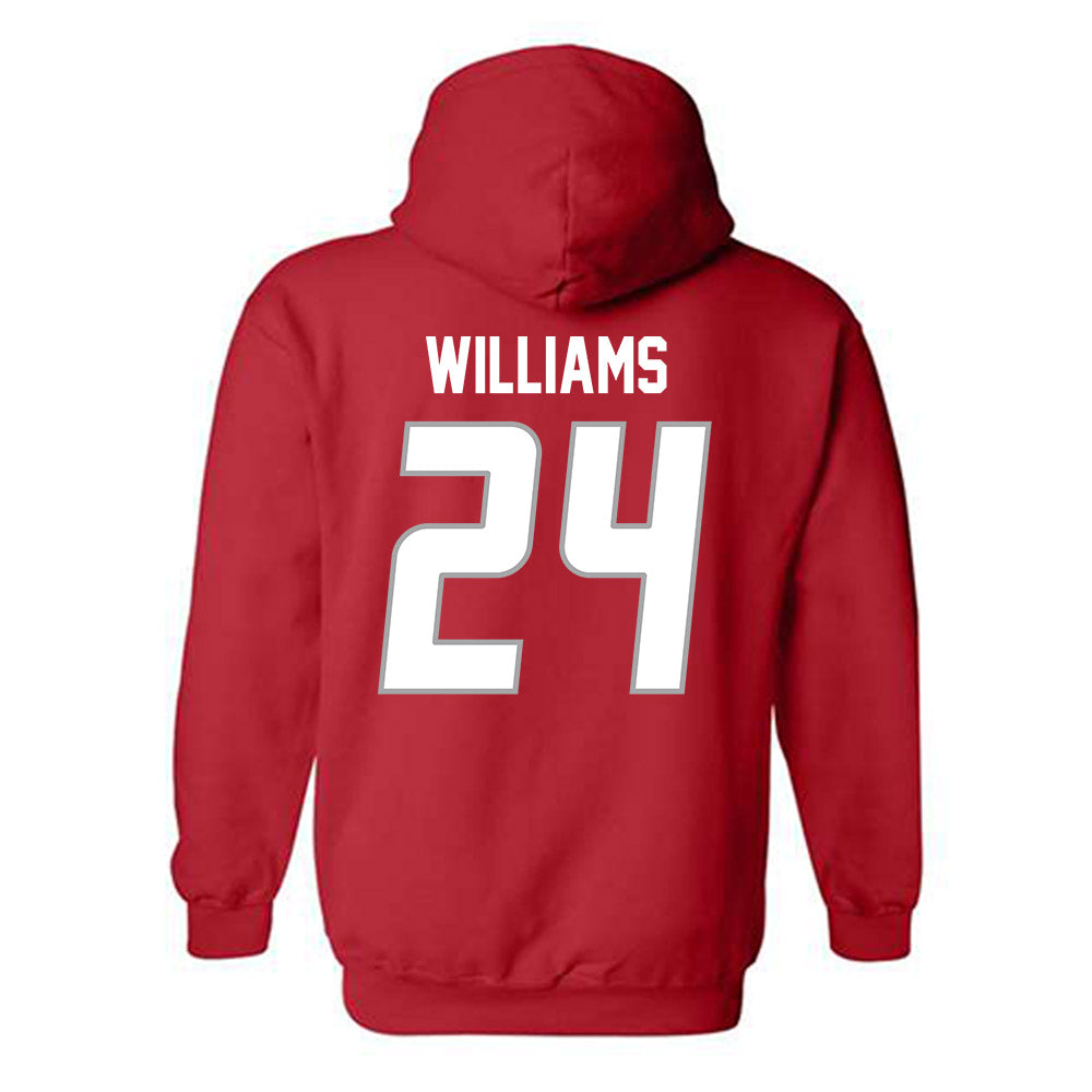 New Mexico - NCAA Baseball : Brodey Williams - Classic Shersey Hooded Sweatshirt-1