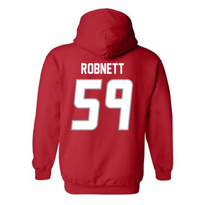 New Mexico - NCAA Football : Kaden Robnett - Classic Shersey Hooded Sweatshirt-1