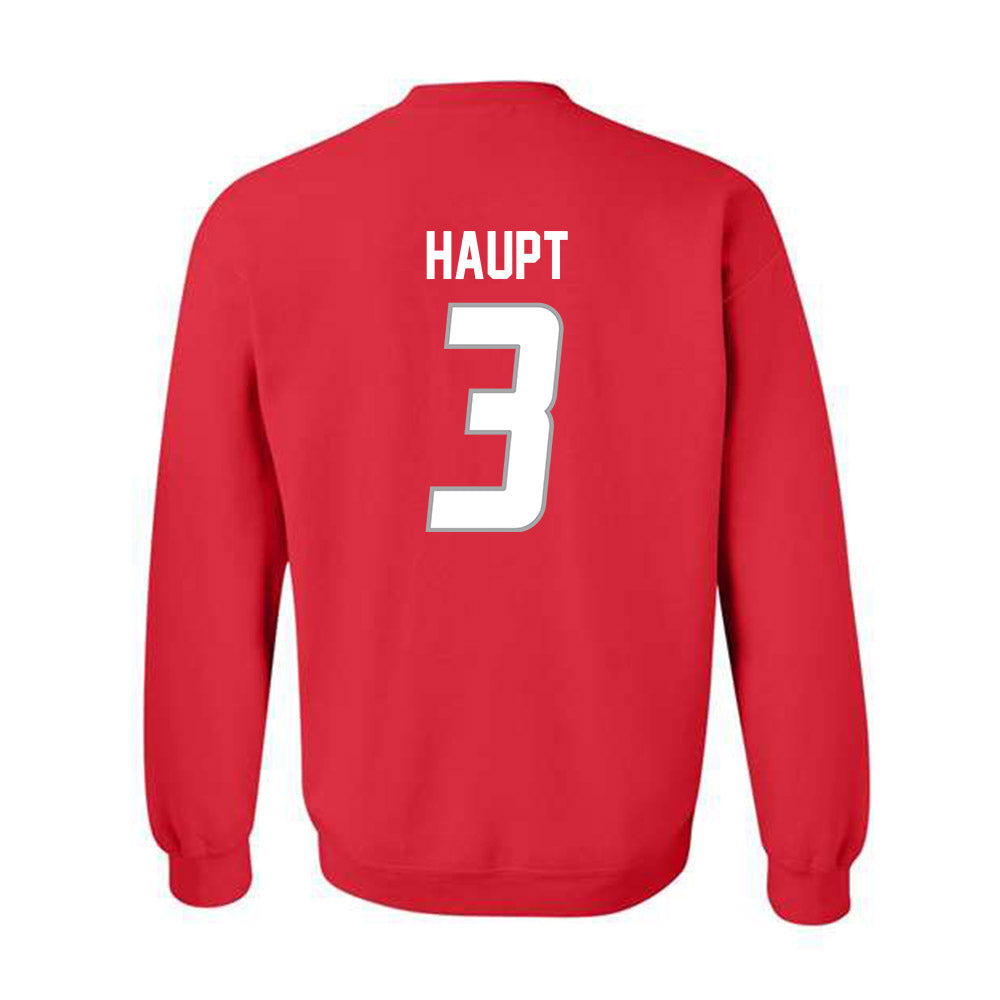 New Mexico - NCAA Men's Basketball : Luke Haupt - Classic Shersey Crewneck Sweatshirt-1