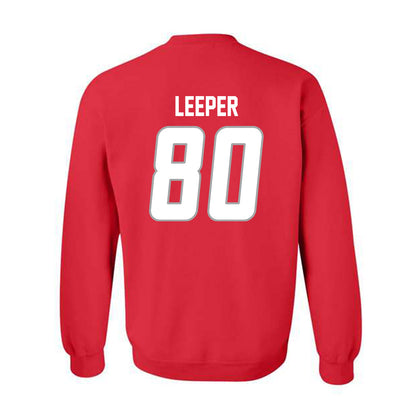 New Mexico - NCAA Football : Max Leeper - Classic Shersey Crewneck Sweatshirt-1