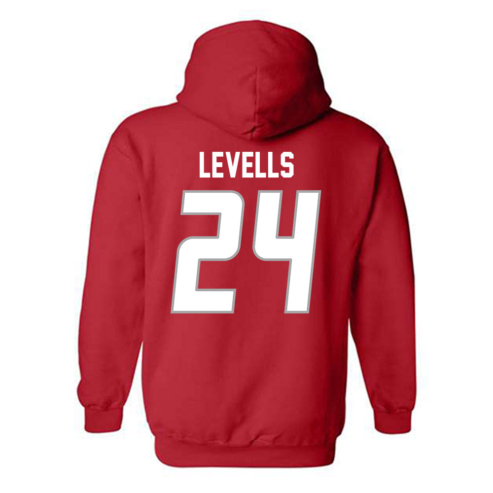 New Mexico - NCAA Football : Bear Levells - Classic Shersey Hooded Sweatshirt-1