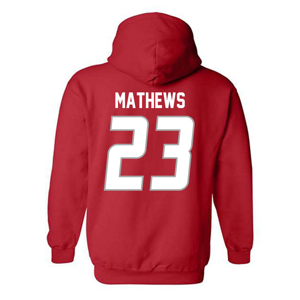 New Mexico - NCAA Football : Cameron Mathews - Classic Shersey Hooded Sweatshirt-1