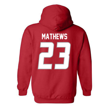 New Mexico - NCAA Football : Cameron Mathews - Classic Shersey Hooded Sweatshirt-1