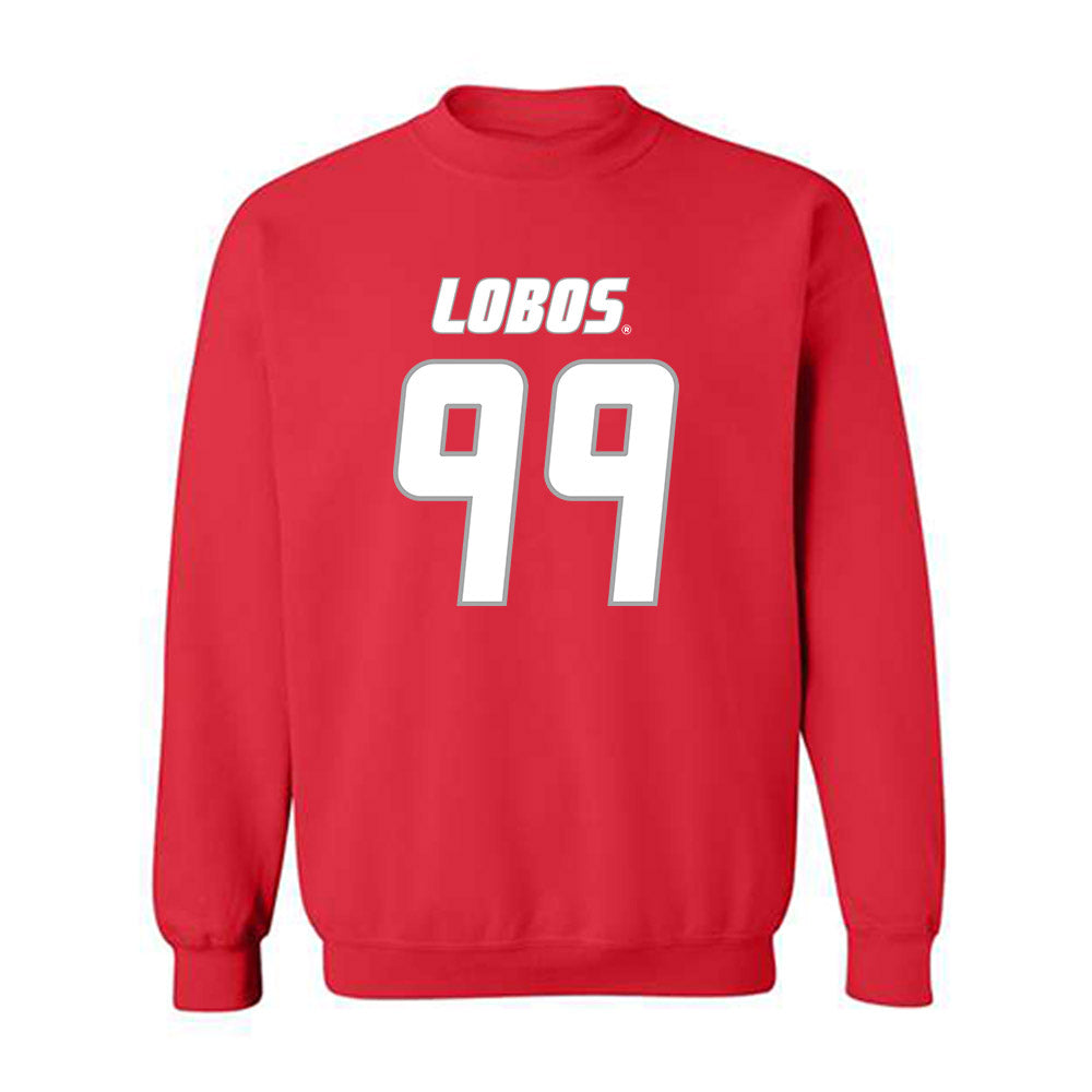 New Mexico - NCAA Football : Jack Burzynski - Classic Shersey Crewneck Sweatshirt-0