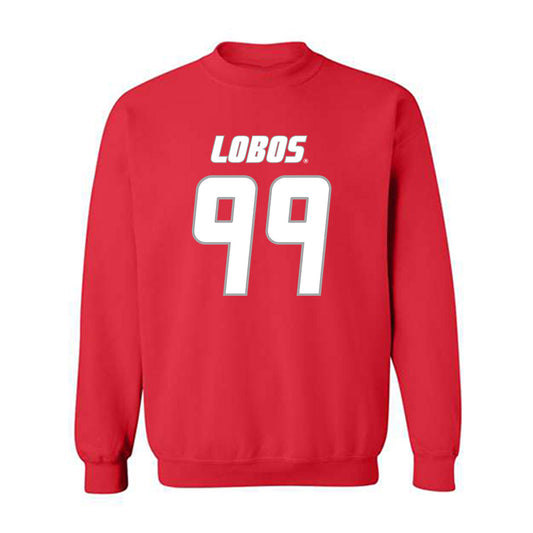 New Mexico - NCAA Football : Jack Burzynski - Classic Shersey Crewneck Sweatshirt-0