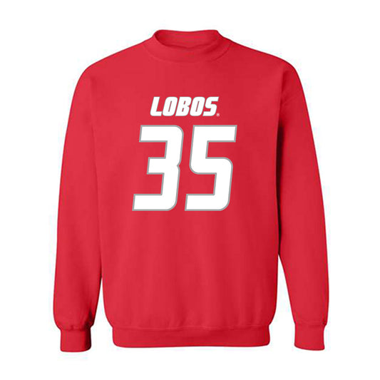 New Mexico - NCAA Men's Basketball : JT Rock - Classic Shersey Crewneck Sweatshirt-0