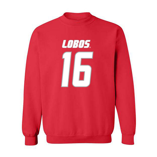 New Mexico - NCAA Football : Mercury Swaim - Classic Shersey Crewneck Sweatshirt-0