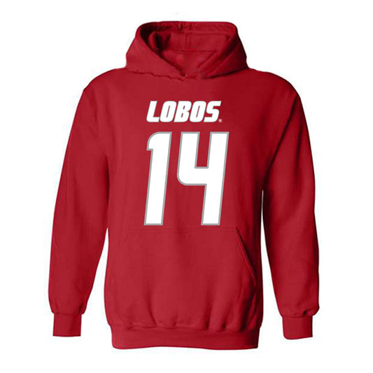 New Mexico - NCAA Football : DJ Darling - Classic Shersey Hooded Sweatshirt-0