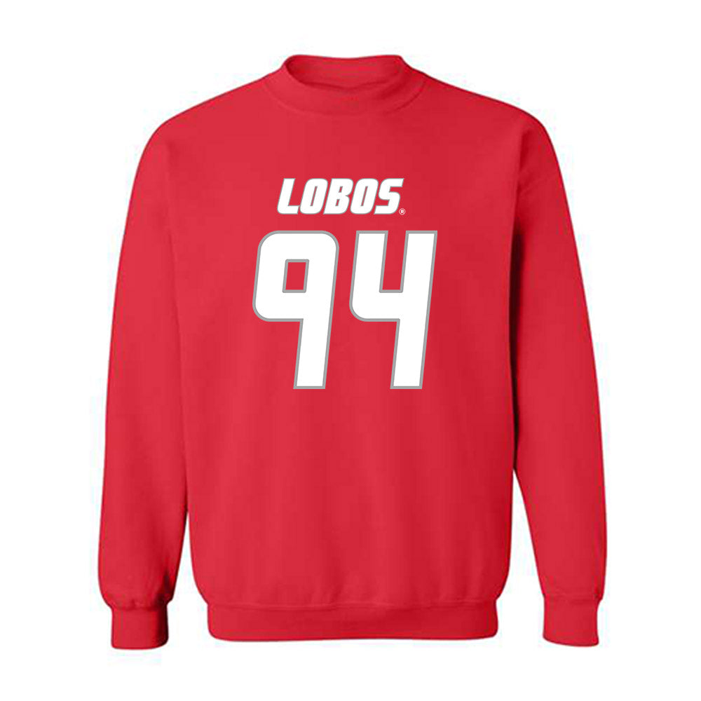 New Mexico - NCAA Football : Jalen McIver - Classic Shersey Crewneck Sweatshirt-0