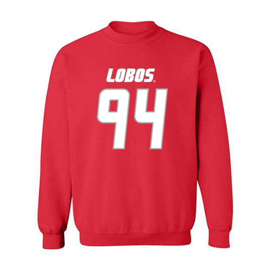 New Mexico - NCAA Football : Jalen McIver - Classic Shersey Crewneck Sweatshirt-0