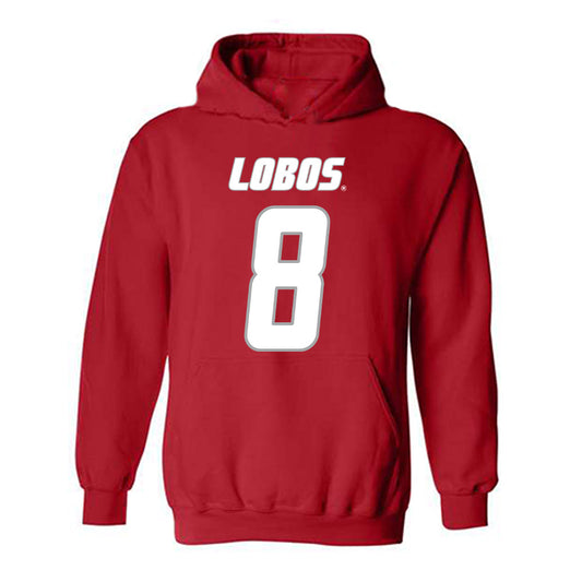 New Mexico - NCAA Women's Soccer : Analyse Healy - Classic Shersey Hooded Sweatshirt-0